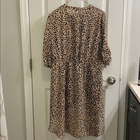Maurices leopard high low blouse - Picture 4 of 4